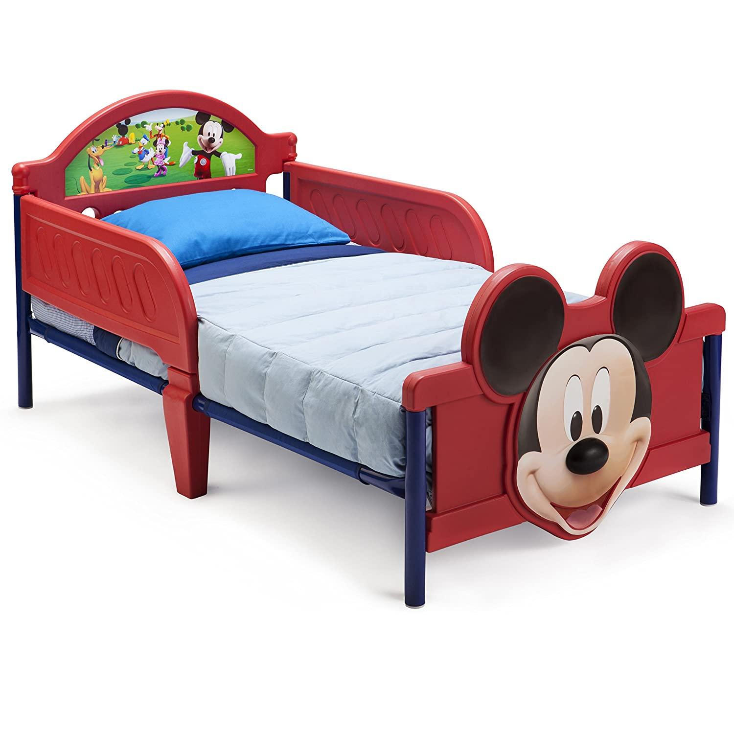 Delta Children Mickey Mouse Metal Frame Bed With Mattress