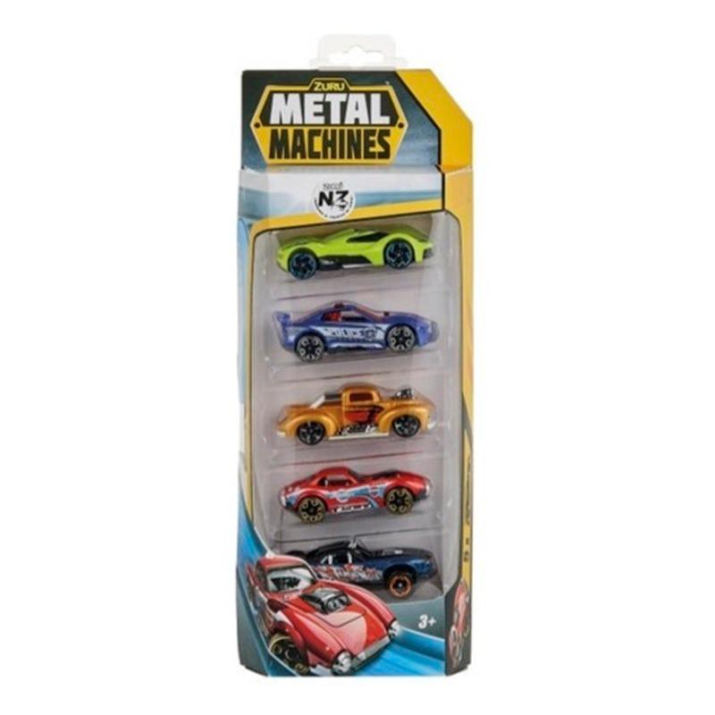 ماتيل ماشينز - مجموعة سيارات 5 قطع - اشكال متعددة