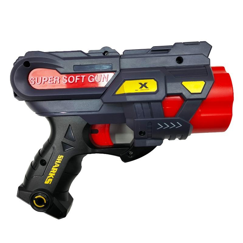 Toy Gun With Soft Bullet And Targets