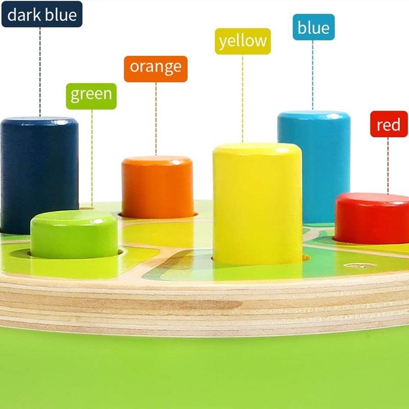 Top Bright Wooden Pounding Toy - Turtle