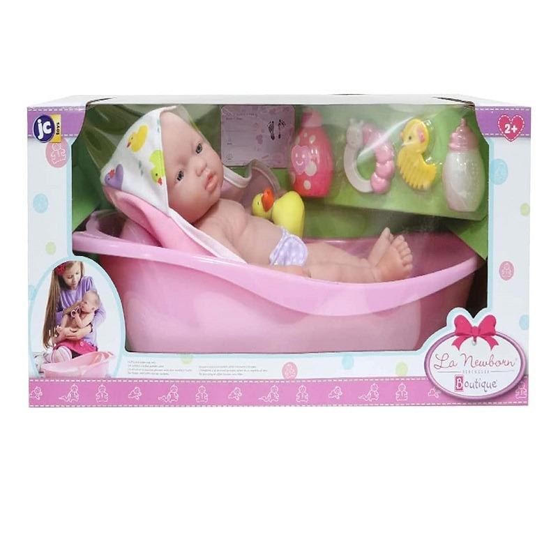 جي سي تويز - الدمية شبيهة الأطفال حديثي الولادة - وقت الاستحمام