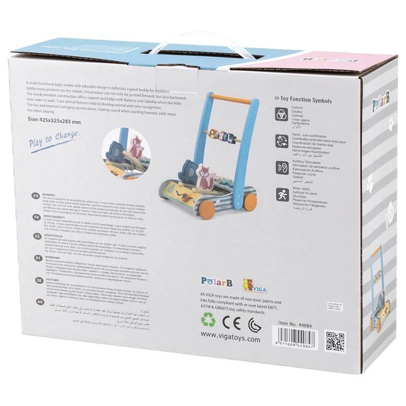 VIGA Animal Friends Baby Walker