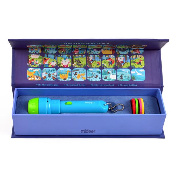 Mideer kids story book torch flashlight projector