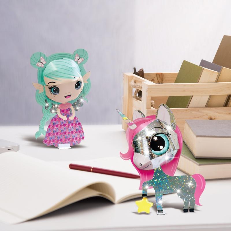 Sew Star 3D Figure Decoe Princess And Unicorn Ornaments