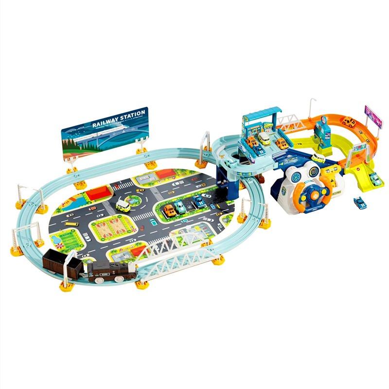 Tuosiqi Rail Train Car Adventure 4 Cars And 1 Train