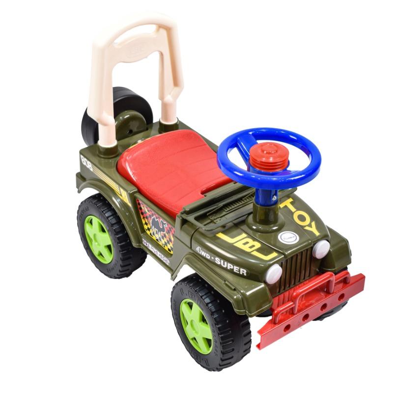 Amla Push Car - Green Jeep