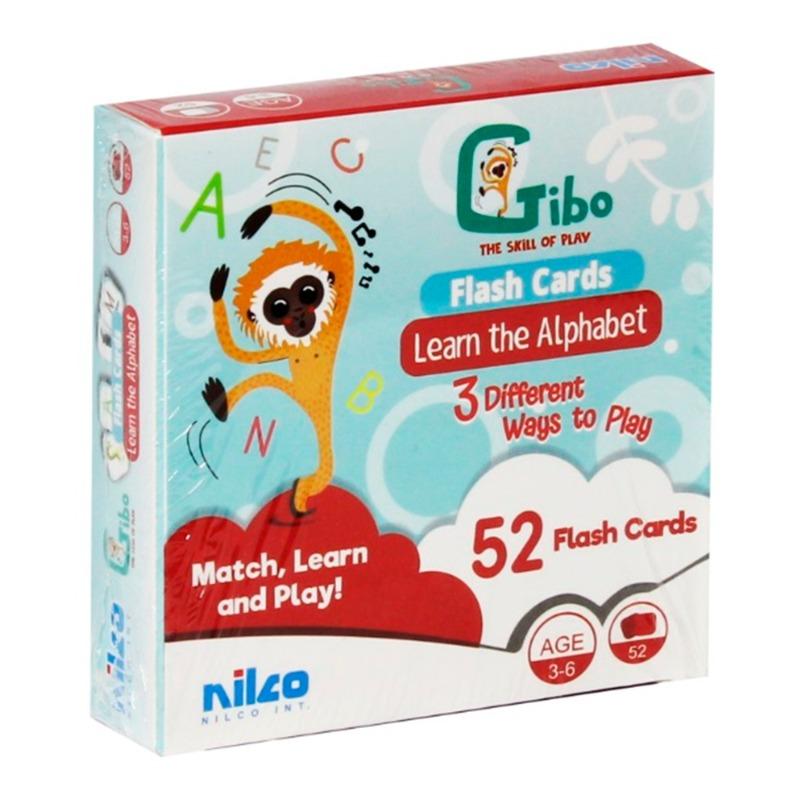 Nilco Gibo Flash Cards Learn The Alphabet Card Game