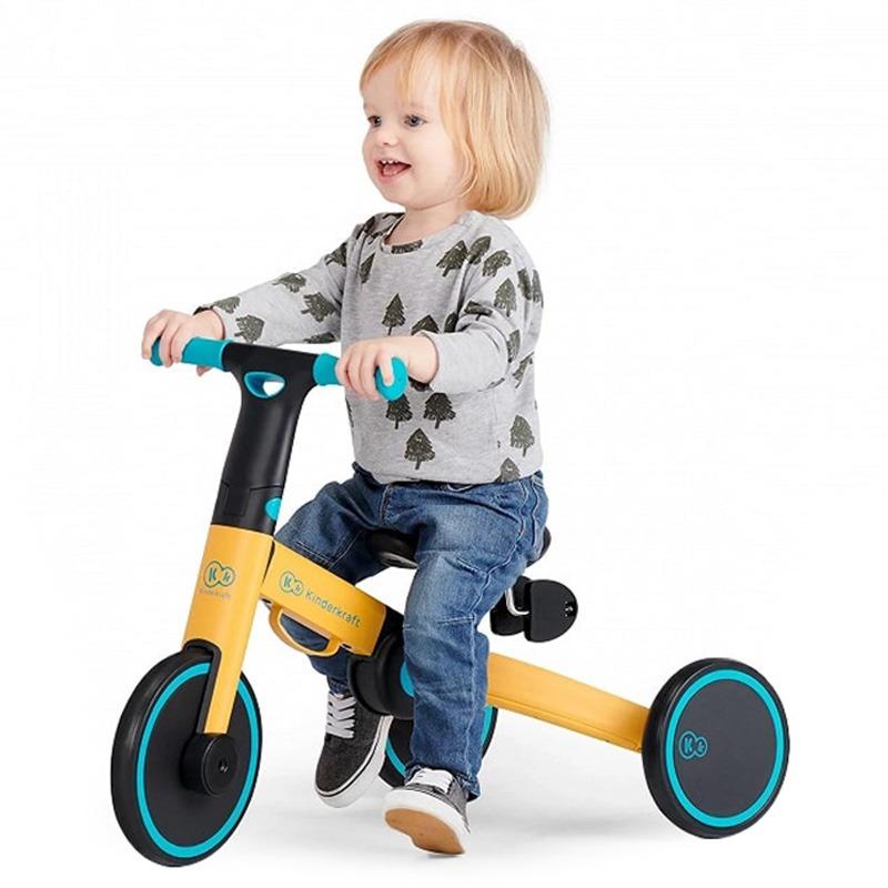Kinderkraft 4Trike 3 In 1 - Yellow