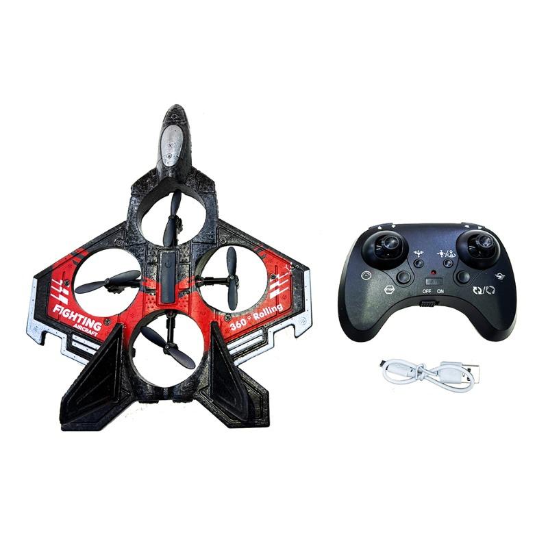 Combat Aircraft Drone Without Camera - Red