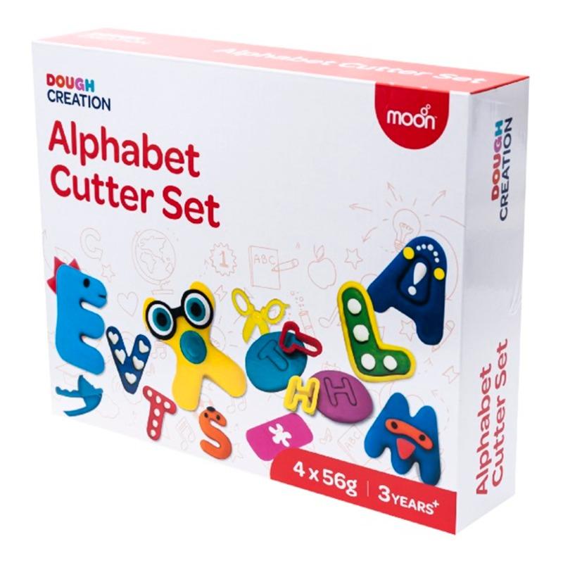 مون - مجموعة صلصال قطع الحروف الأبجدية