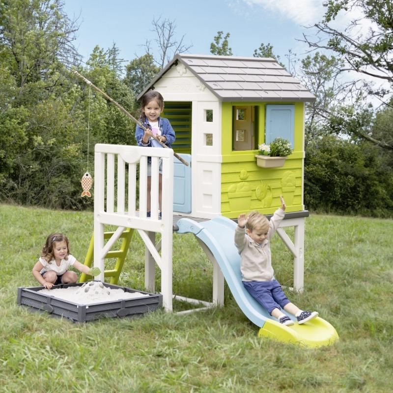 سموبي - منزل اللعب المربع مع ركائز