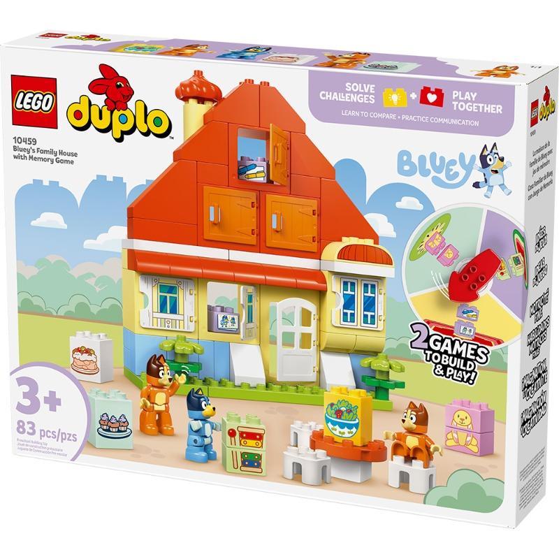 LEGO DUPLO Bluey – Family House with Memory Game