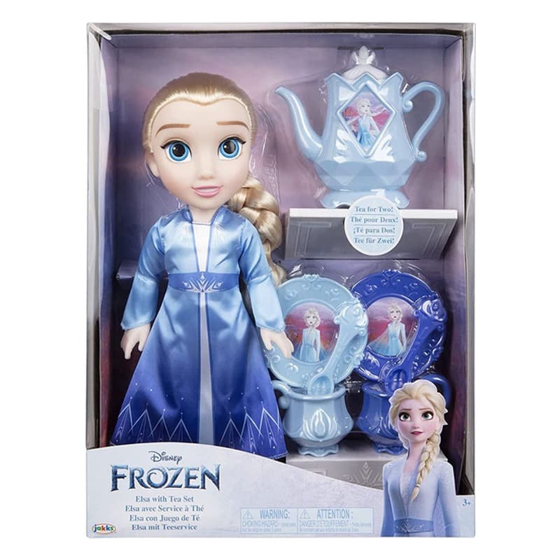 Disney Frozen 2 Elsa Fashion Doll With Tea Set