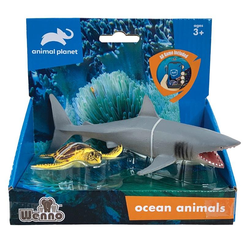 Wenno Ocean Animal Toy - Shark And Turtle