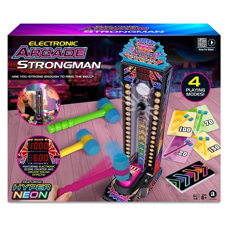 Electronic Arcade Strongman Hyper Neon Series