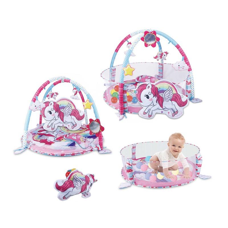 حصيرة الأنشطة الرياضية تومي مات للاطفال بتصميم يونيكورن