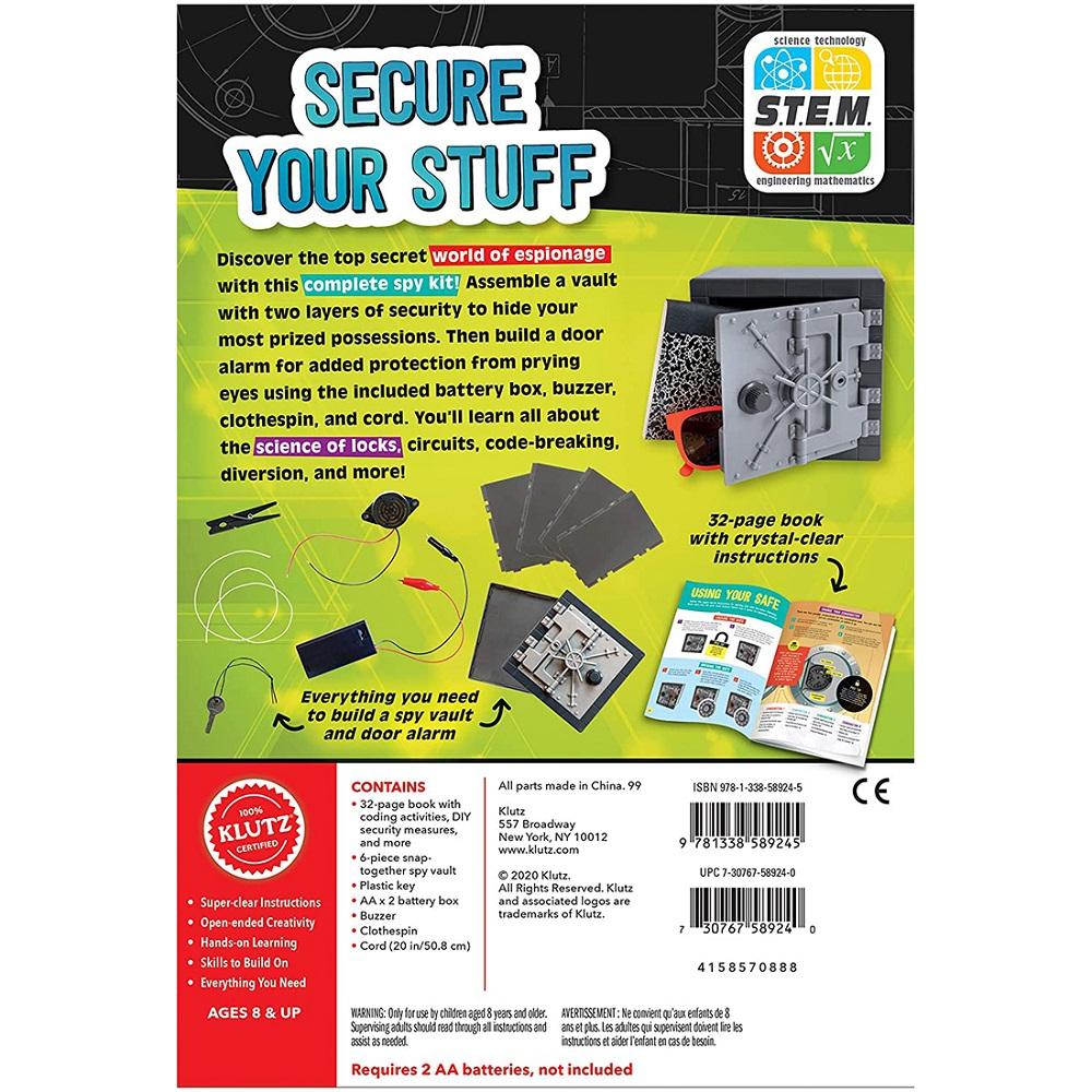 Klutz Ultimate Spy Vault And Code Kit Maker Lab STEM Kit