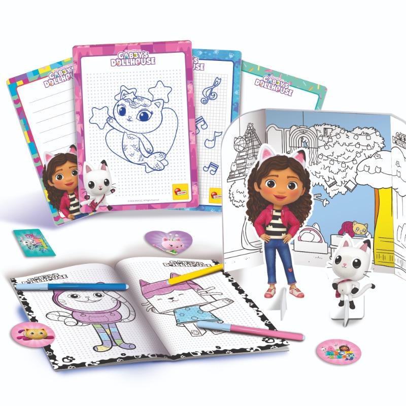 Gabby's Dollhouse Coloring And Drawing School Backpack