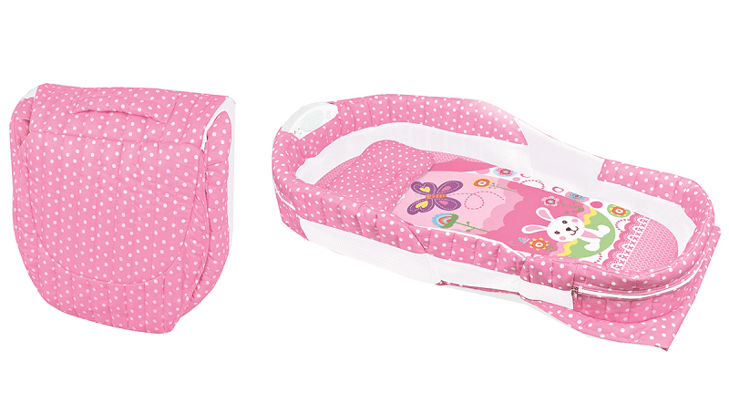 Baby Separated Bed - Pink