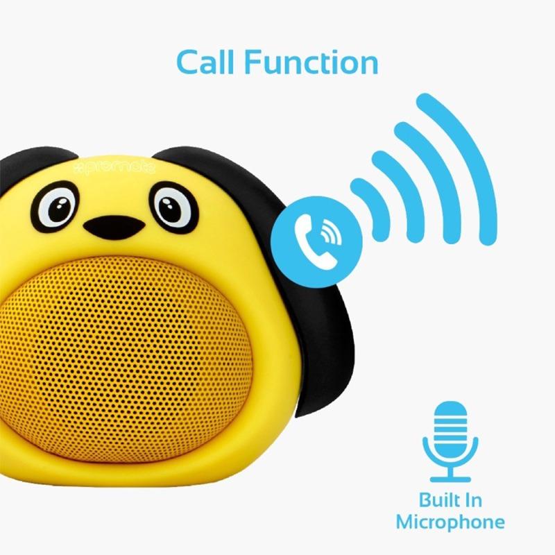 بروميت - مكبر صوت سنوبي اللاسلكي بتقنية البلوتوث - لون أصفر