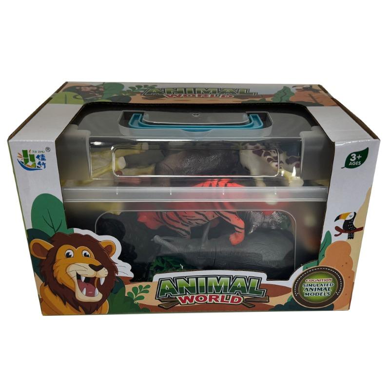 مجسمات حيوانات الغابة عدد 14 قطعة