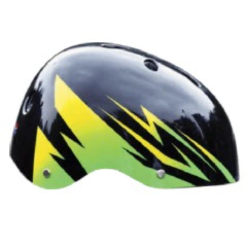Street Jam Kids Cycle Helmet Stiro (Green/Yellow)