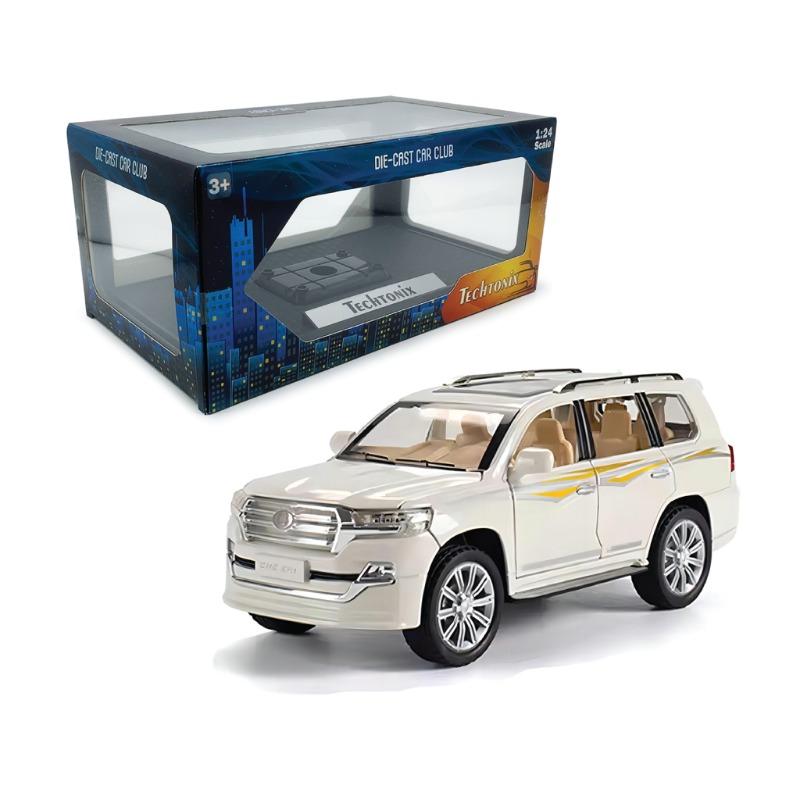 Techtonix 1:24 Authorized Toyota Cooluzer White