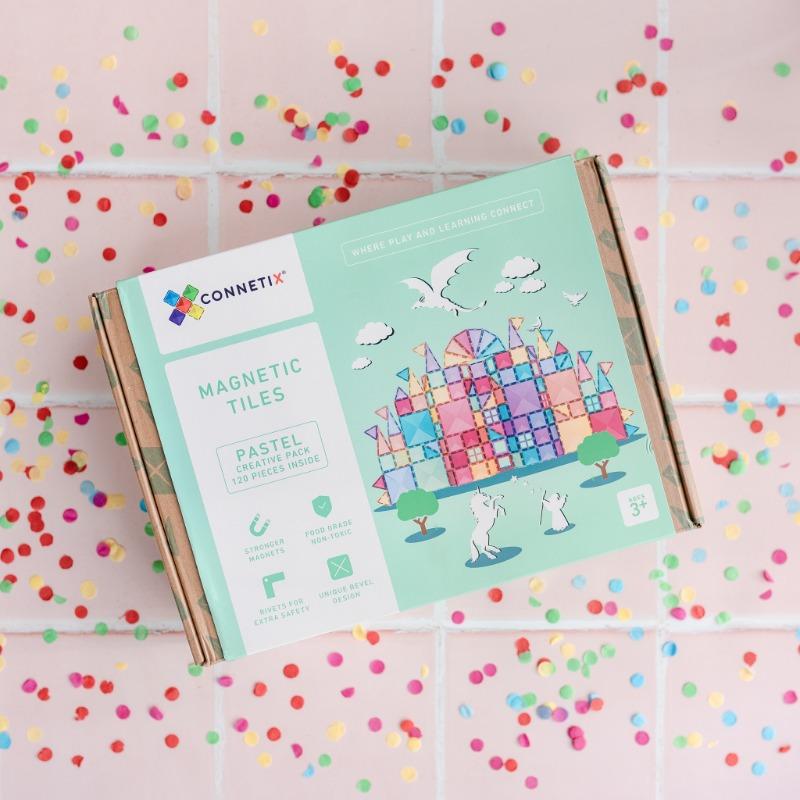 Connetix Pastel Creative Pack - 120 Pcs