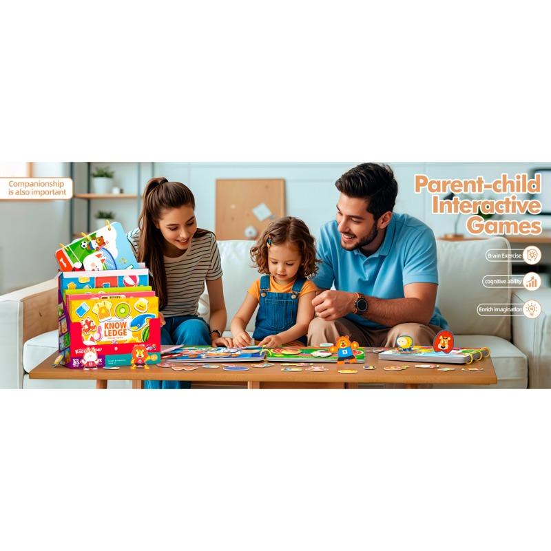 Children Knowledge Everyday Cognition Sticker Book Yellow