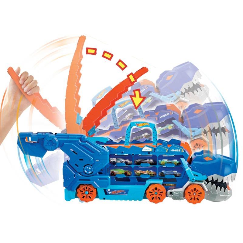 Hot Wheels City Transforming T-Rex Ultimate Hauler