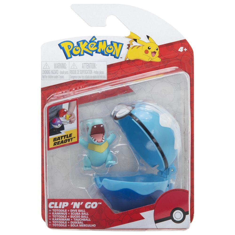 Pokemon Clip N Go Totodile PokeBall