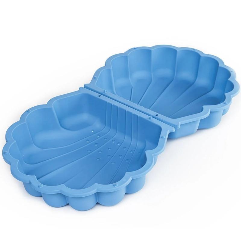 Shell Sandpit Sandbox - Blue