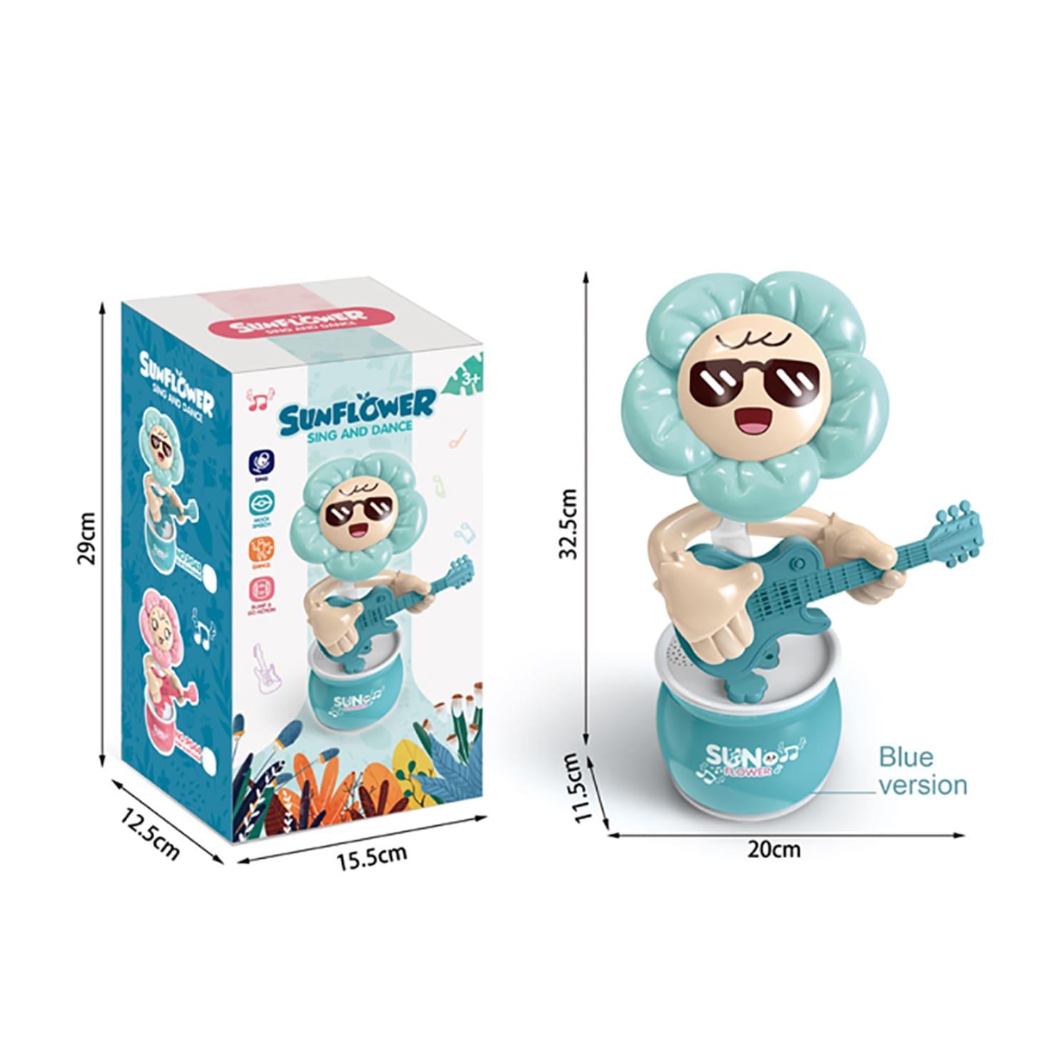 لعبة زهرة سان فلاور الموسيقية - أزرق