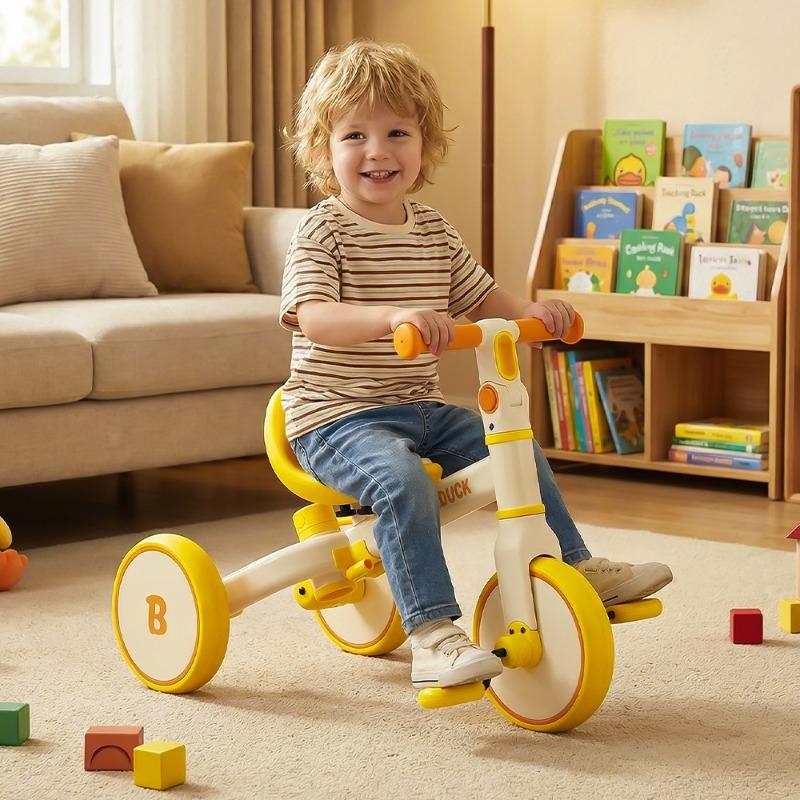 B.Duck 2 In 1 Tricycle and Balance Bike With Handle Bar