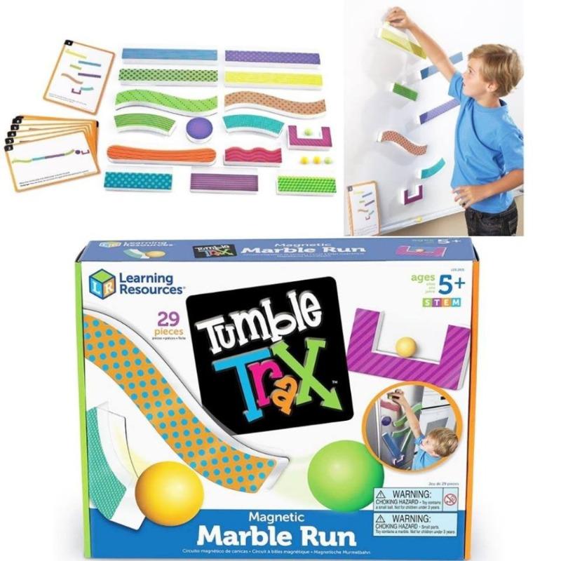 Tumble Trax Magnetic Marble Run Set