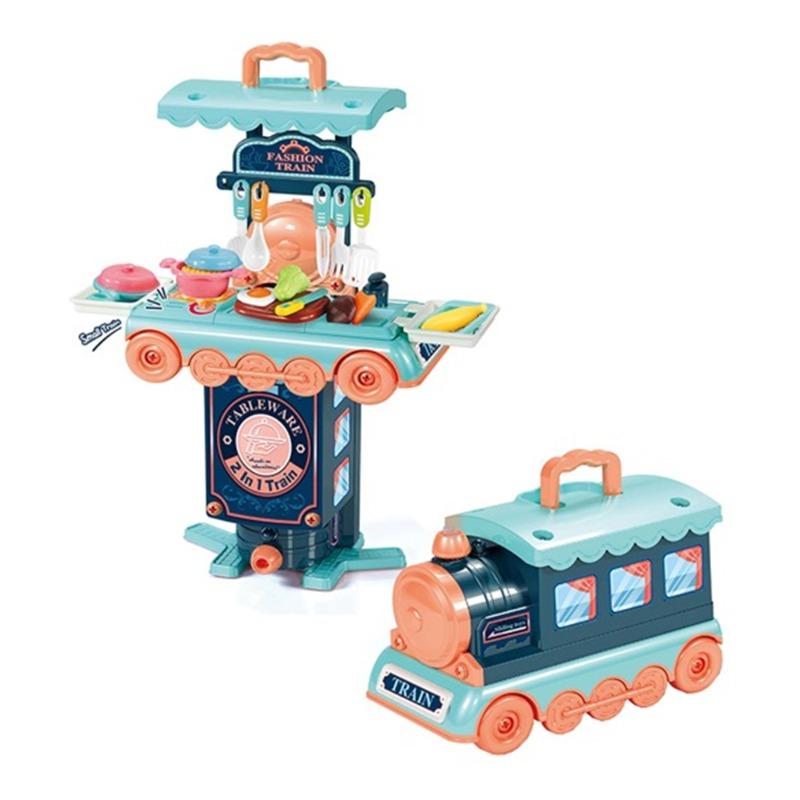 قطار أدوات المطبخ - 62 قطعة