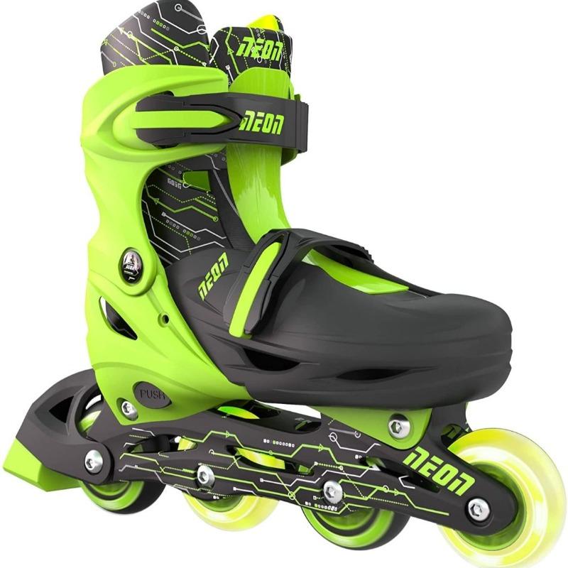 Yvolution Green Neon Combo Skates - Size 30-33
