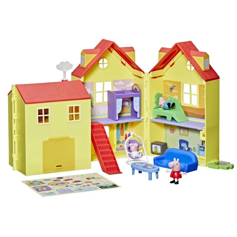 Peppa Pig Peppa's Big Family House Playset with 3 Figures