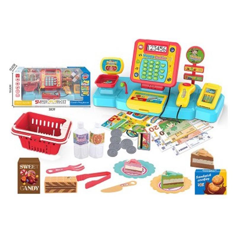 Cash Register Cake Set with Sound & Counting Function