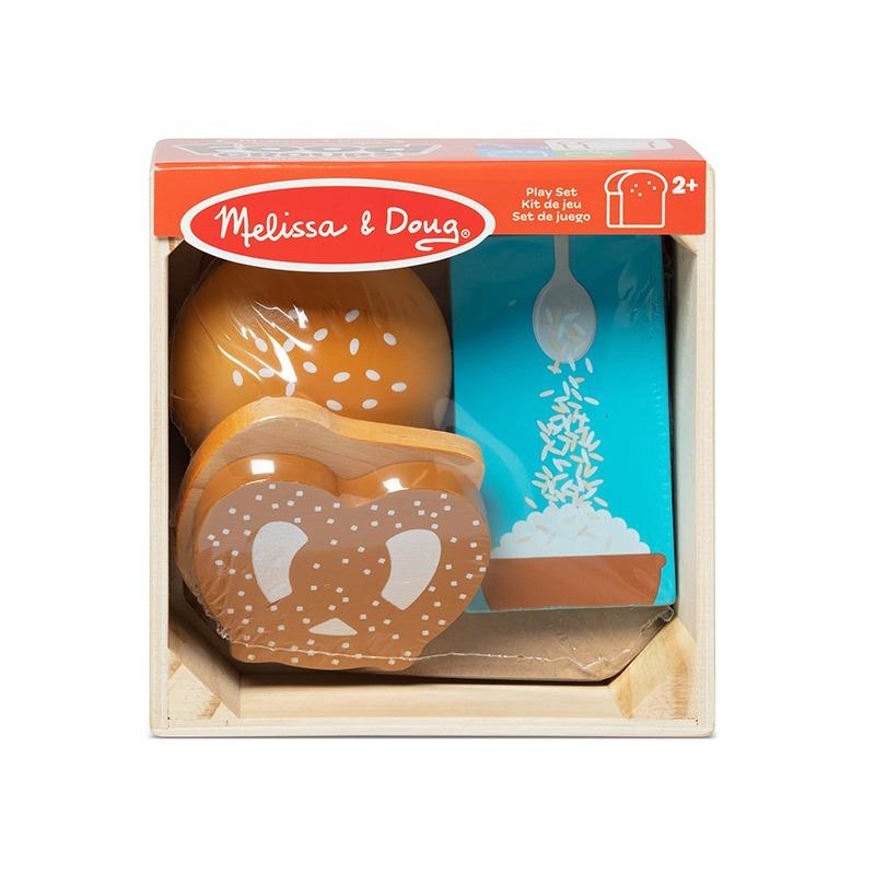 Melissa & Doug Wooden Food Groups Play Set – Grains