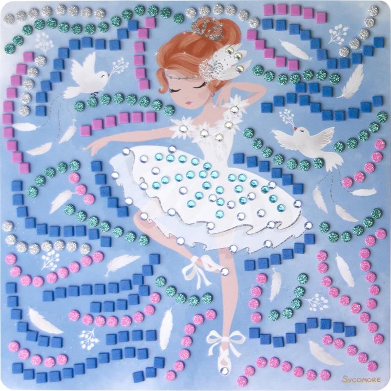 Sycomore Stick & Fun Large 5 Mosaics Ballerina Princess