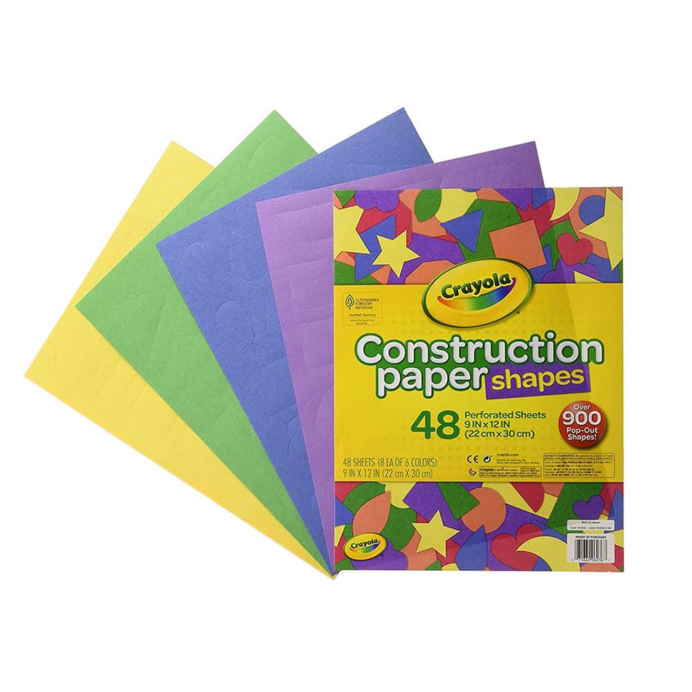 Crayola Construction Paper Molds 48 Pcs