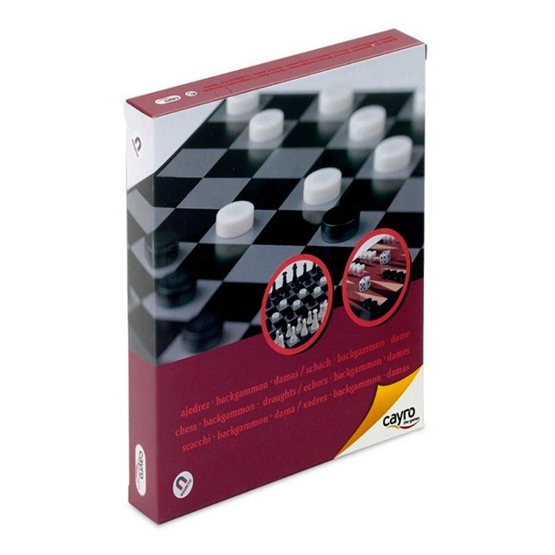 Cayro Magnetic Board Games 3 In 1