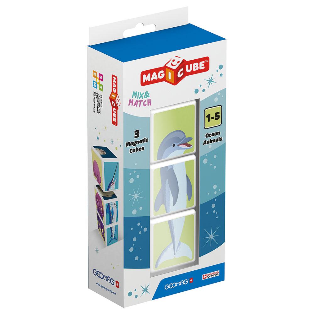 Geomag Magicube Mix And Match Ocean Animals 3 Pcs