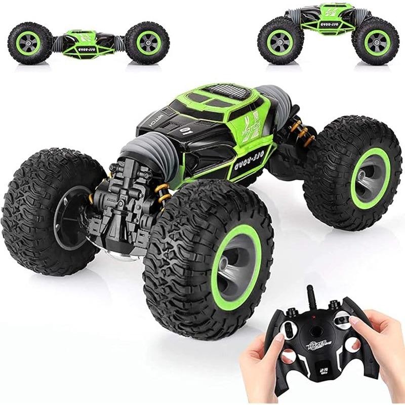 Remote Control Stunt Car - Green