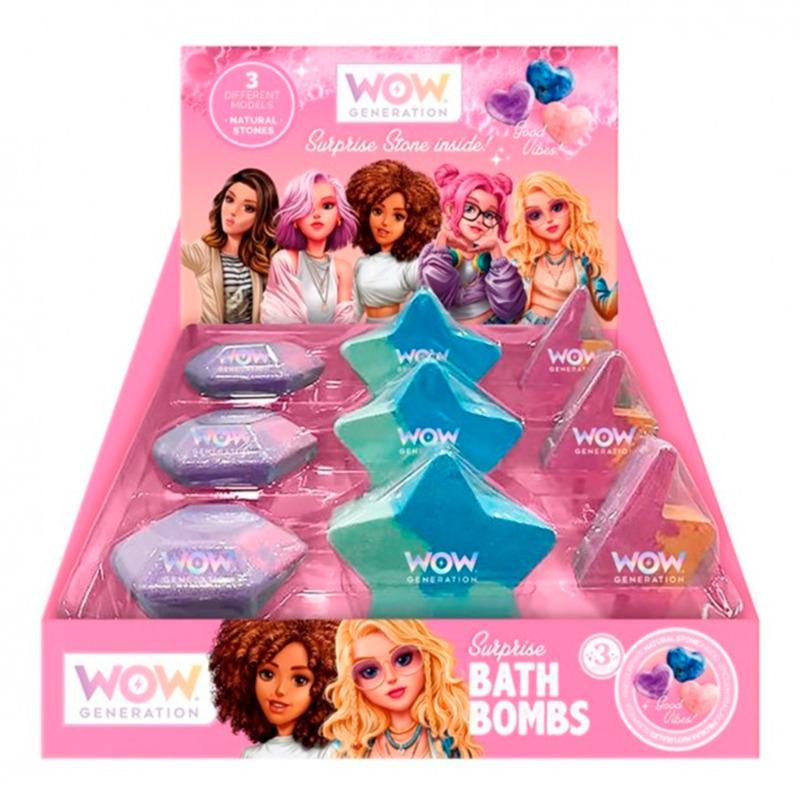 واو جينيريشن - قنابل الإستحمام الرغوية أشكال متعددة 1 قطعة