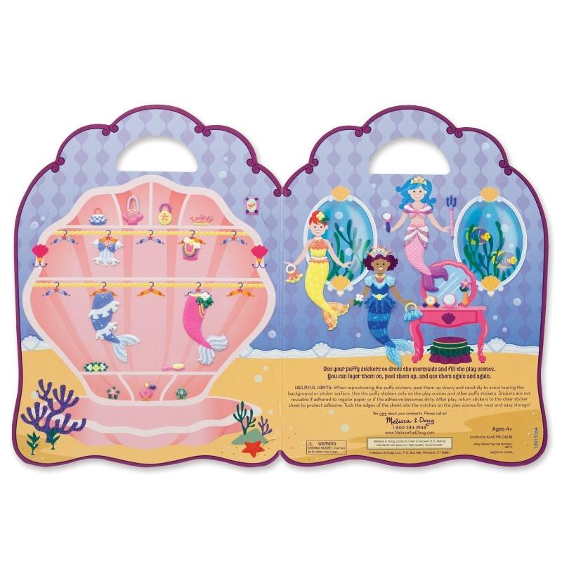 Melissa and Doug Mermaid Puffy Stickers