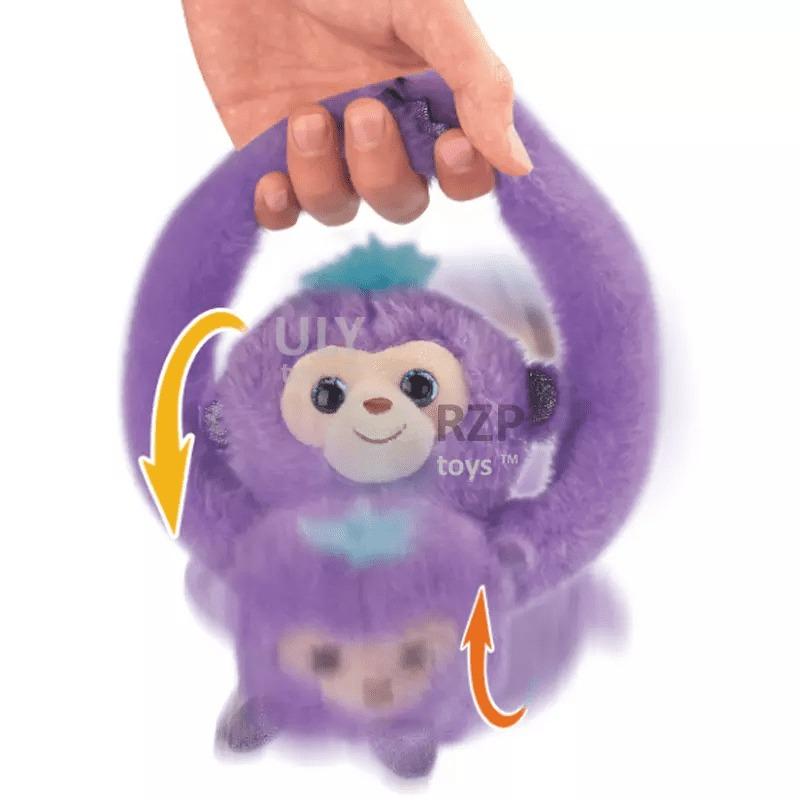 Plush Rolling Monkey - Purple
