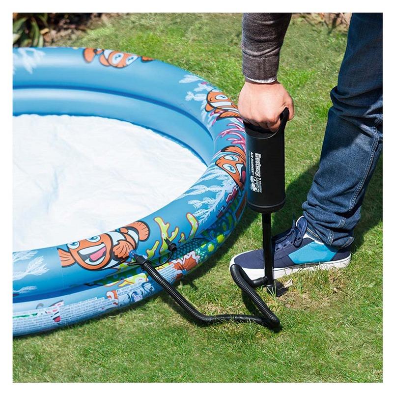بست واي - مضخة هواء يدوية 35 سم - أسود