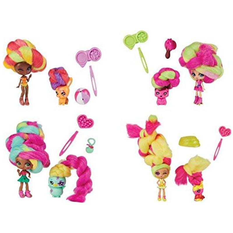 Candylocks Pack Scented Collectible Doll And Pet with Accessories